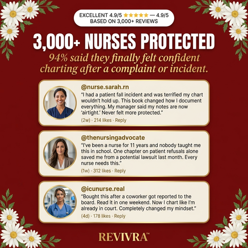 Revivra™ Charting For Nurses: The Complete Guide to Safe Documentation, Liability & License Protection